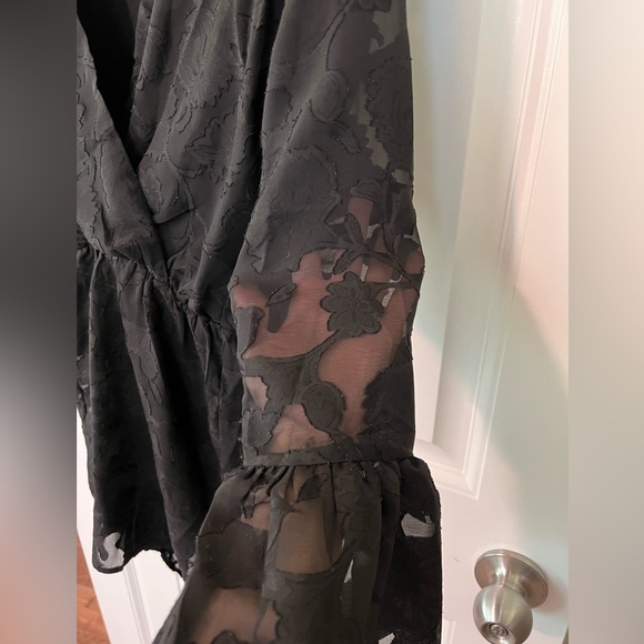 Francesca’s Black Lace Romper - Picture 6 of 9